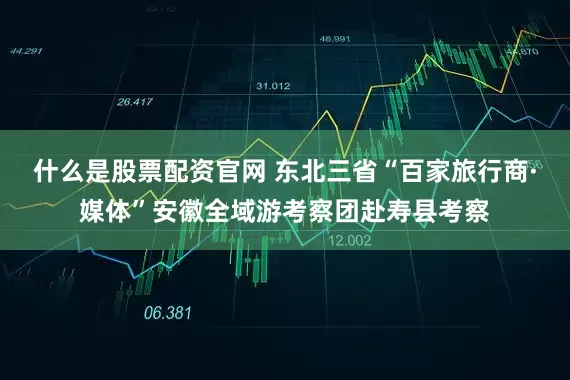 什么是股票配资官网 东北三省“百家旅行商·媒体”安徽全域游考察团赴寿县考察